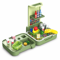 3-i-1 supermarkedss�t i kuffert - 41 dele