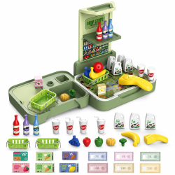 3-i-1 supermarkedss�t i kuffert - 41 dele