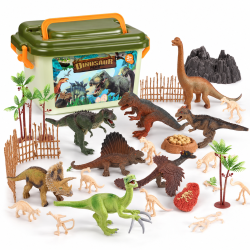 Dinosaur Park leges�t i opbevaringsboks - 32 dele