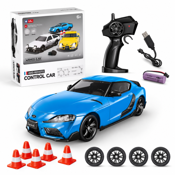 Fjernstyret 4WD-sportsvogn - Bl�