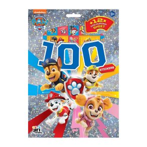 Paw Patrol 100 Klisterm�rker Og Farvesider