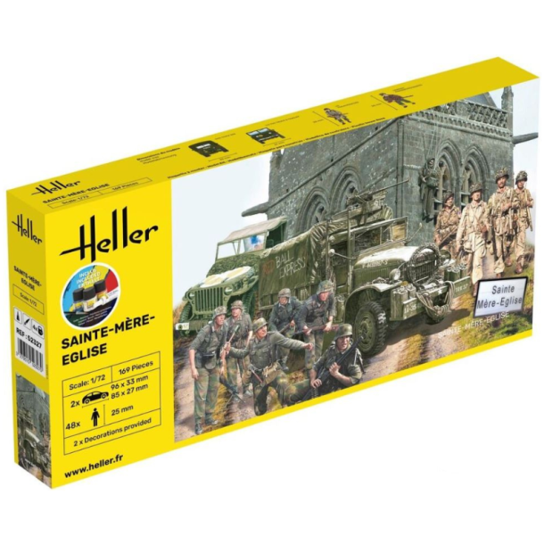 Heller Starter Kit Sainte-M�re-Eglise 1:72