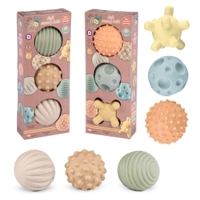 Softe sansebolde s�t til babyer - 3 stk