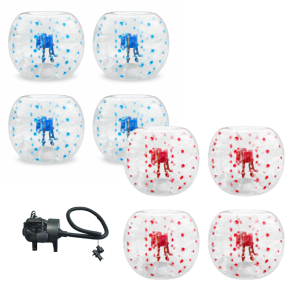 8x Bumerballs m/ Elektrisk Luftpumpe 
