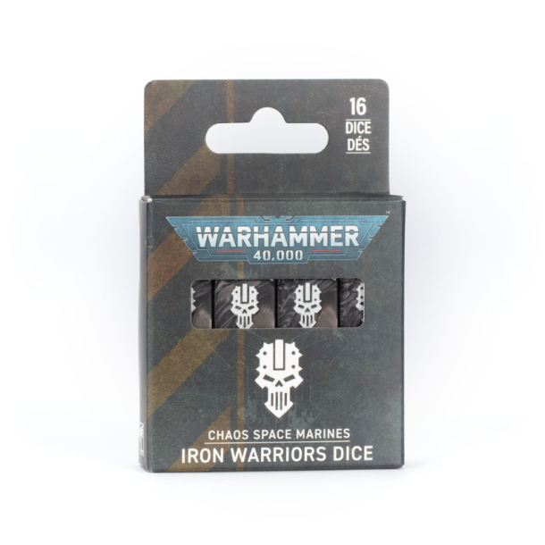 Warhammer 40K Iron Warriors Dice s�t 16 stk