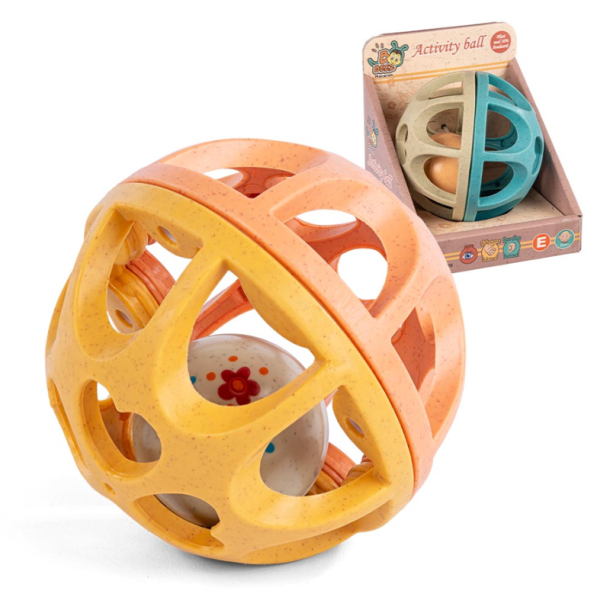 Activity Ball for baby i farverig plast