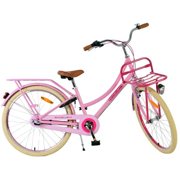 Volare Excellent 24&Prime; Juniorcykel &ndash; Pink - Shimano 3 gear
