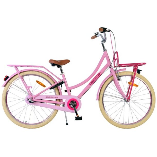 Volare Excellent 24&Prime; Juniorcykel &ndash; Pink - Shimano 3 gear