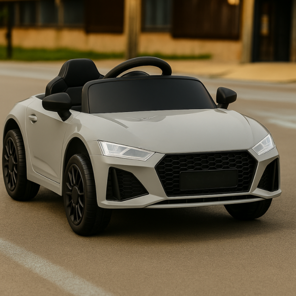 Audi RS Elbil til Brn - Gr Cabriolet 6V med Lyd &amp; Lys