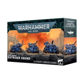 Games Workshop Warhammer 40.000 - Space Marines: Outrider Squad - 3 figurer