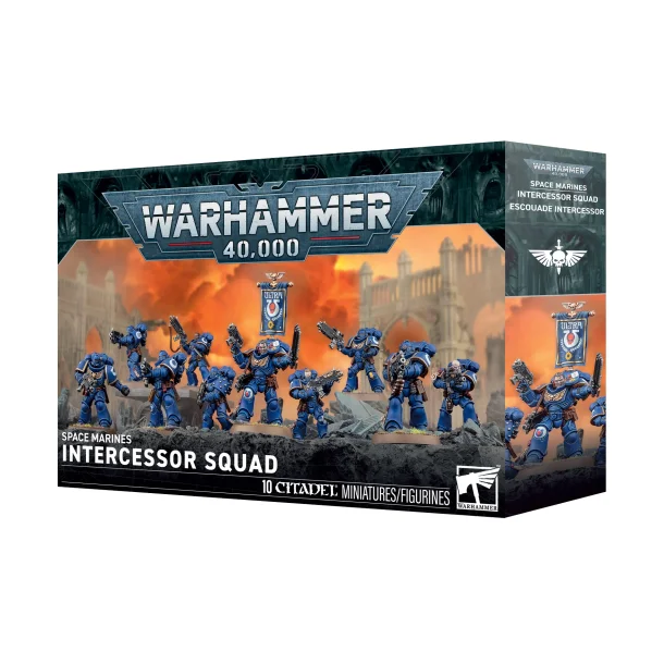 Games Workshop Warhammer 40.000 - Space Marines: Intercessor Squad - 10 figurer