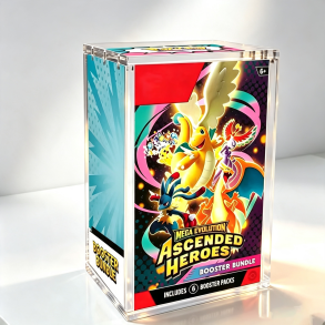 Akryl Displayboks til Pok�mon Booster Bundle - 5 mm med Magnetlukning