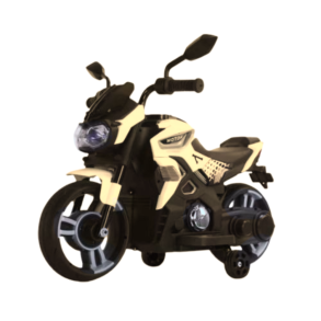 Elmotorcykel til brn 3+ - Gul