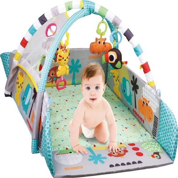 Alt-i-en Babym�tte med Legebue og 30 Bolde - Fra 0 M�neder