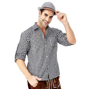 Oktoberfest Kostume � Elegant Sort Skjorte