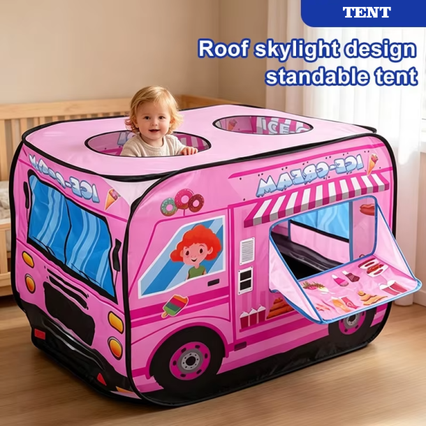 Legetelt som isbil - Pink