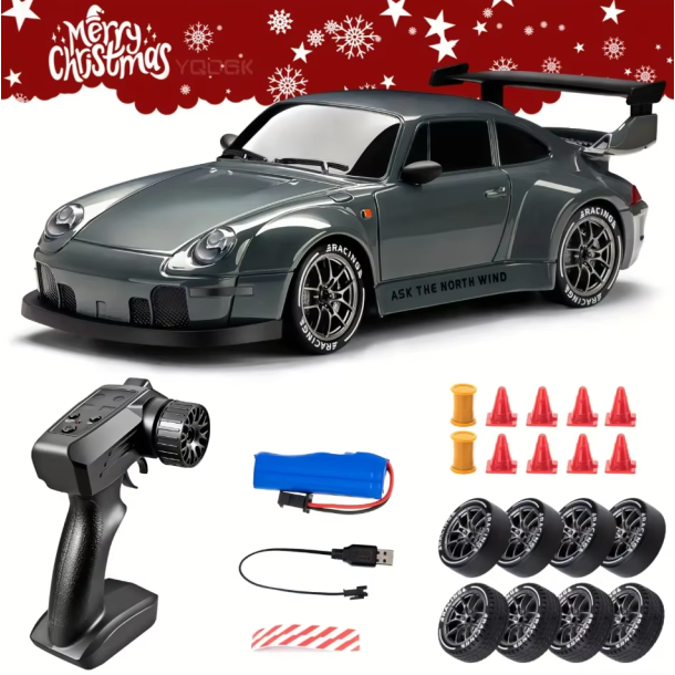 Fjernstyret 4WD driftbil 1:24 - Gr�