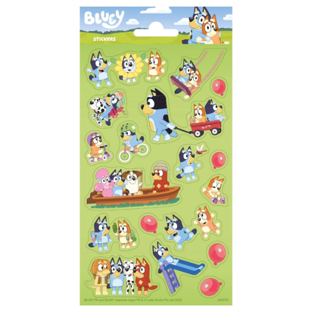Klistermrker - Bluey Icons