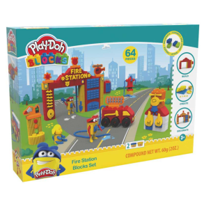 Play-Doh Brandstation Bygges�t med Klodser
