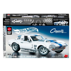 Mattel Brick Shop Hot Wheels Corvette Grand Sport  Byggest (1:16, 918 dele)