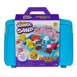Kinetic Sand Diner Foldbar Sandkasse med tilbehr