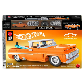 Mattel Brick Shop Hot Wheels Custom 62 Chevy Pickup  Byggest 1:16 (918 dele)