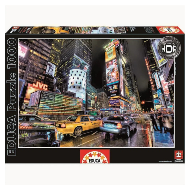Educa Times Square New York 1000-brikkers puslespil