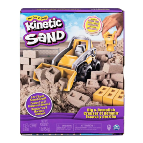 Kinetic Sand Dig & Demolish St 454 g byggeplads