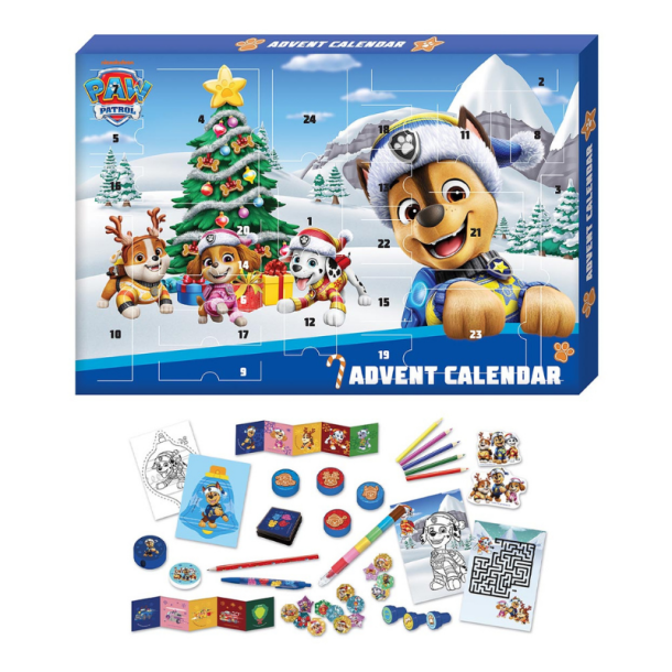 Paw Patrol Julekalender 30x45cm