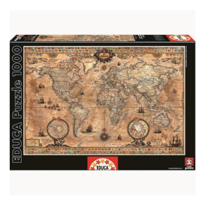 Educa Antik Vrldskarta 1000-bitars pussel
