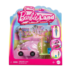 Barbie Mini-BarbieLand Convertible legetjsbil med dukke
