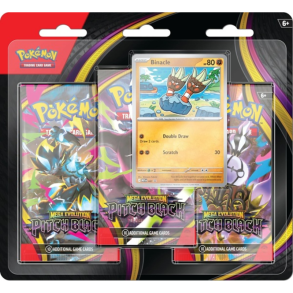 Pok�mon Mega Evolution: Pitch Black 3-Pack Blister - Binacle Promo