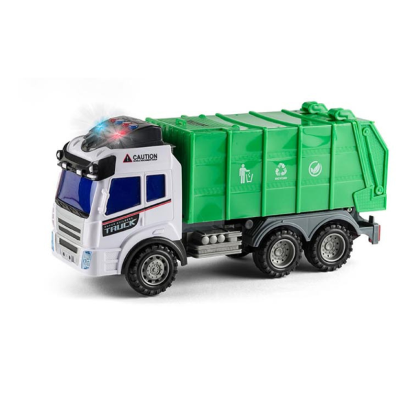 Speed Construct Skraldebil med Lys &amp; Lyd 28-30 cm