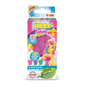 Inkee - Galaxy Unicorn Bath Bombs 3-pack