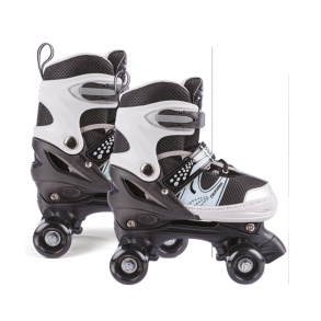 California Justerbara Side-by-Side Rullskridskor - Svart/Gr�