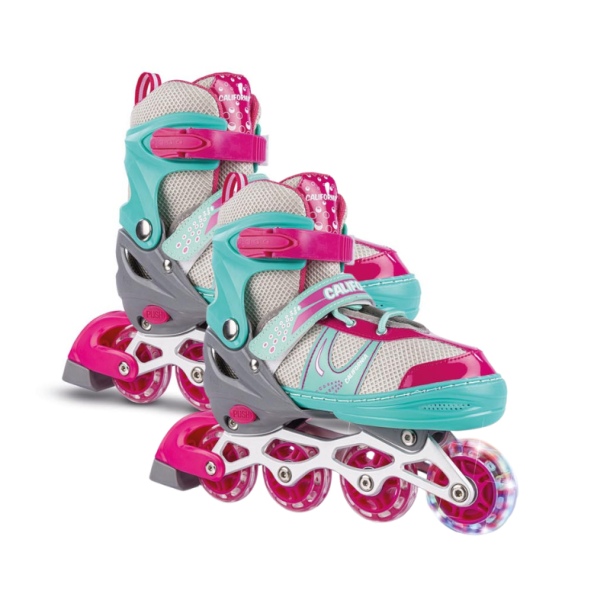 California Justerbare Inliners med Lys - Gr�n