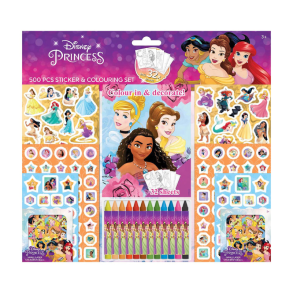 Disney Princess Mega S�t med 500 Klisterm�rker
