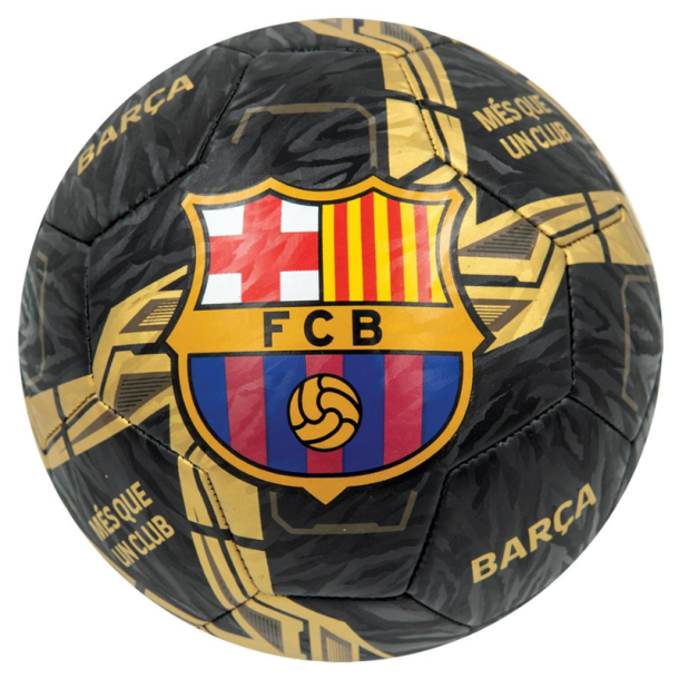 FC Barcelona fodbold sort guld design