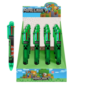 Minecraft kuglepen med 6 farver