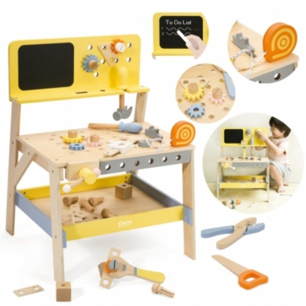 Classic World Trvrksted med Tavle  27 dele (fra 3 r)