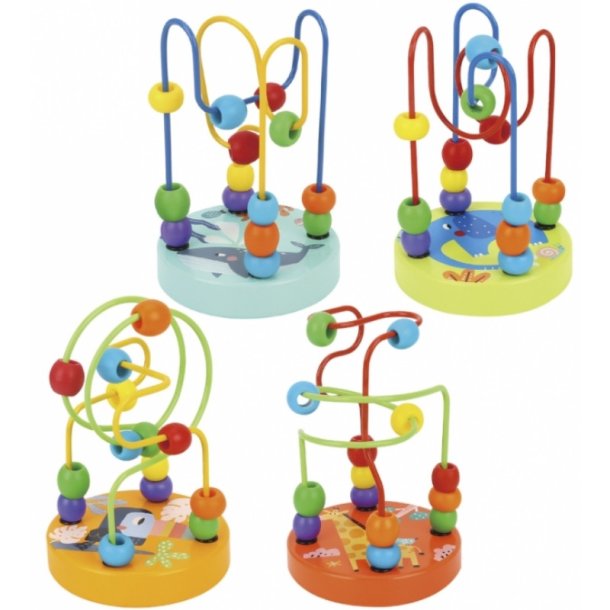 TOOKY TOY Motoriklabyrint med Trkugler  assorterede motiver og farver (fra 18 mneder)