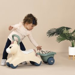 SMOBY Little Ride-On Pony med Trailer (fra 12 mneder)