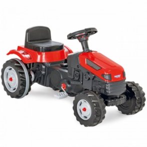 WOOPIE Farmer GoTrac Pedaltraktor med Stjsvage Hjul (fra 3 r)