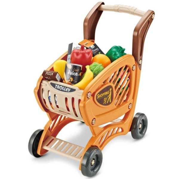 Woopie Indkbsvogn til Brn med 42 Stykker Tilbehr