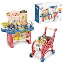 WOOPIE Supermarked med Indkbsvogn og Isbutik  40 dele