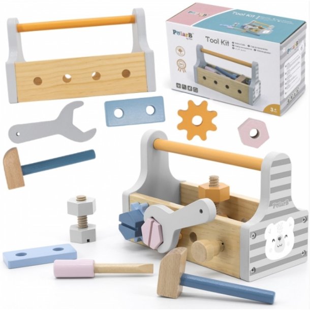 VIGA PolarB Vrktjskasse i Tr (fra 3 r)