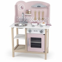 VIGA PolarB Legekkken i Tr med Tilbehr  Lyserd/rosa (fra 3 r)