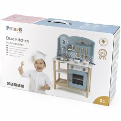 VIGA PolarB Legekkken i Tr med Tilbehr  Bl (fra 3 r)