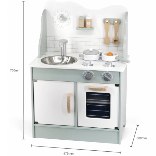 VIGA PolarB Legekkken i Tr med Tilbehr  Grn (fra 3 r)