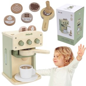 VIGA Kaffemaskine i Tr� � Gr�n (inkl. tilbeh�r)